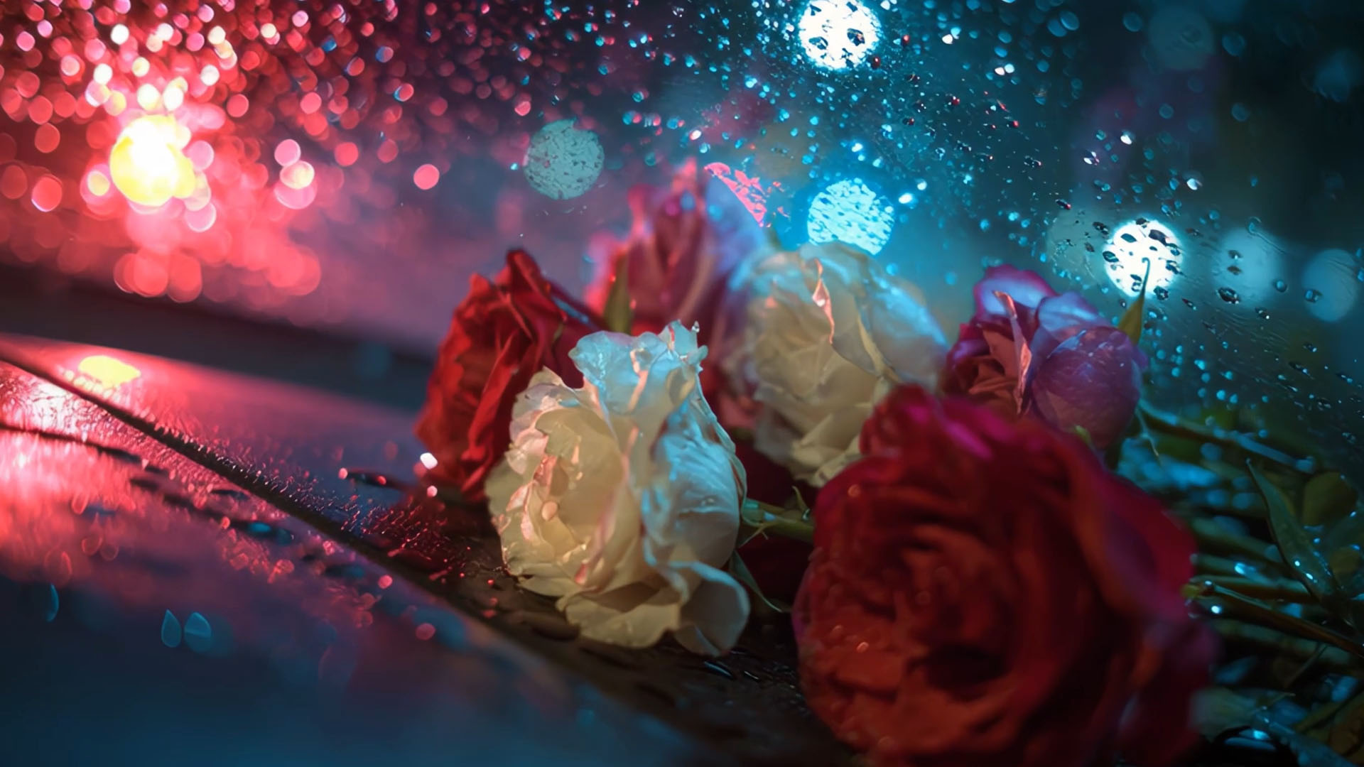Artwork from The Flame series by Flaming Justice, American Martyrs - Roses.